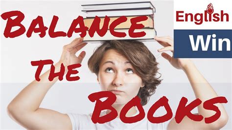 balance the books meaning